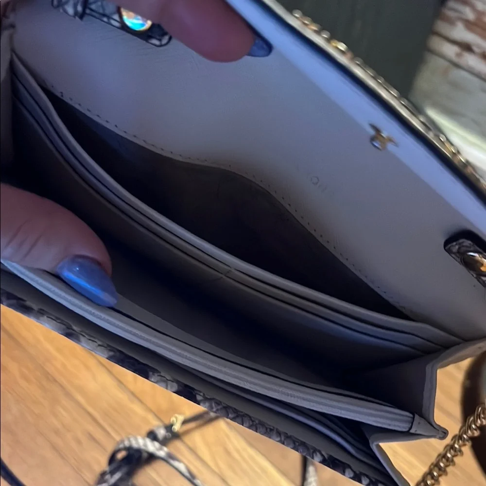 Michael Kors Snake Print Crossbody Bag - Picture 5 of 7